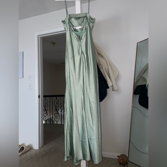 BEGINNING BOUTIQUE SATIN MAXI DRESS - Picture 2 of 4